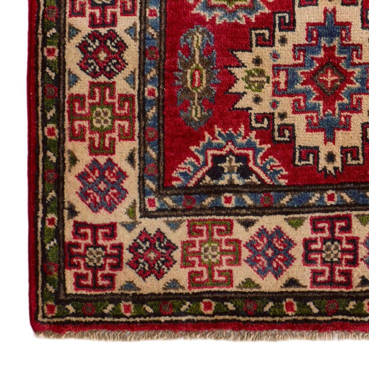 Detail image of 2' 7 x 4' 2 Hand Knotted Kazak Rug