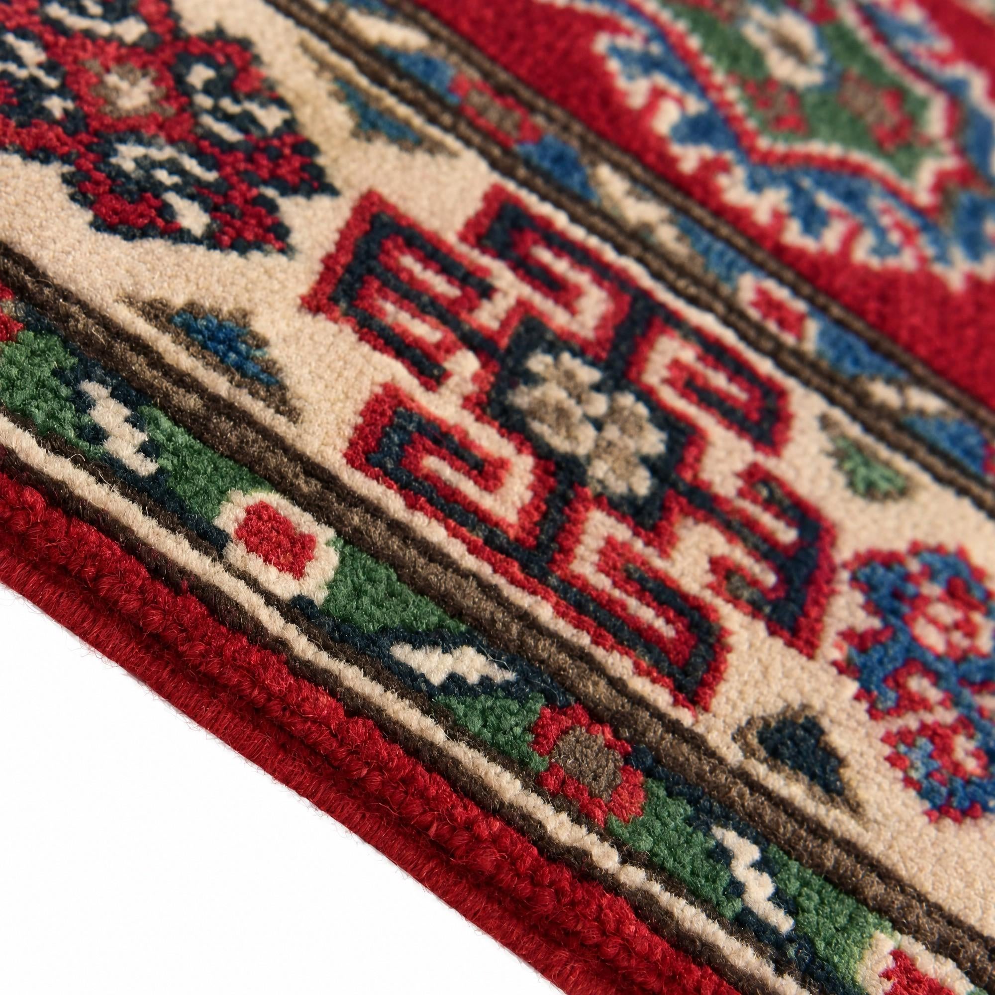Detail image 8 of 11: 2' 7 x 4' 2 Hand Knotted Kazak Rug