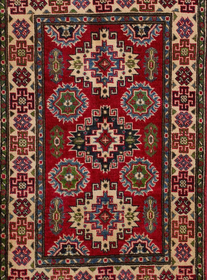 2' 7 x 4' 2 Hand Knotted Kazak Rug