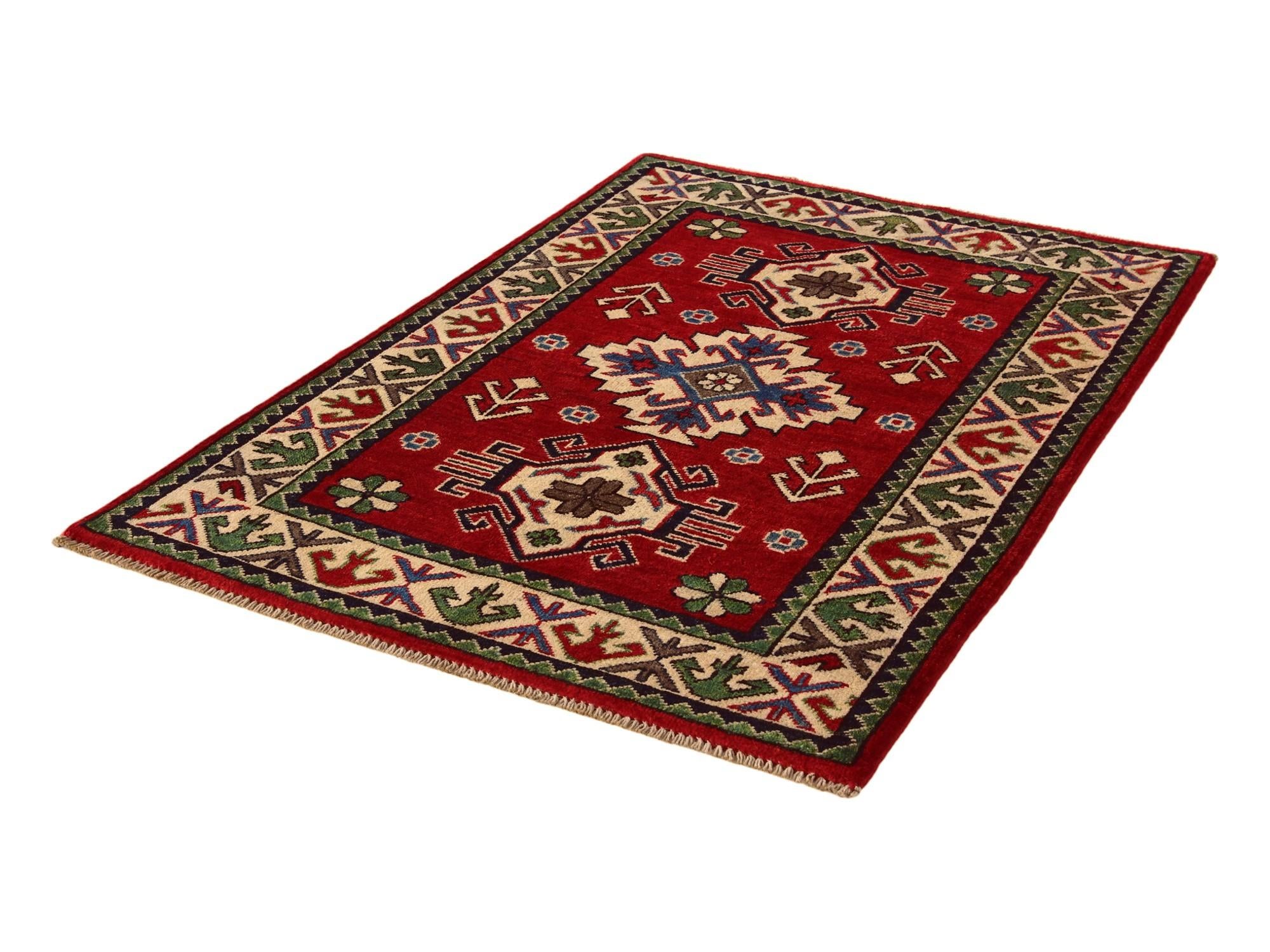 2' 9 x 4' 2 Hand Knotted Kazak Rug
