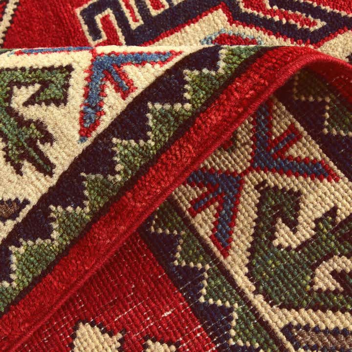 2' 9 x 4' 2 Hand Knotted Kazak Rug