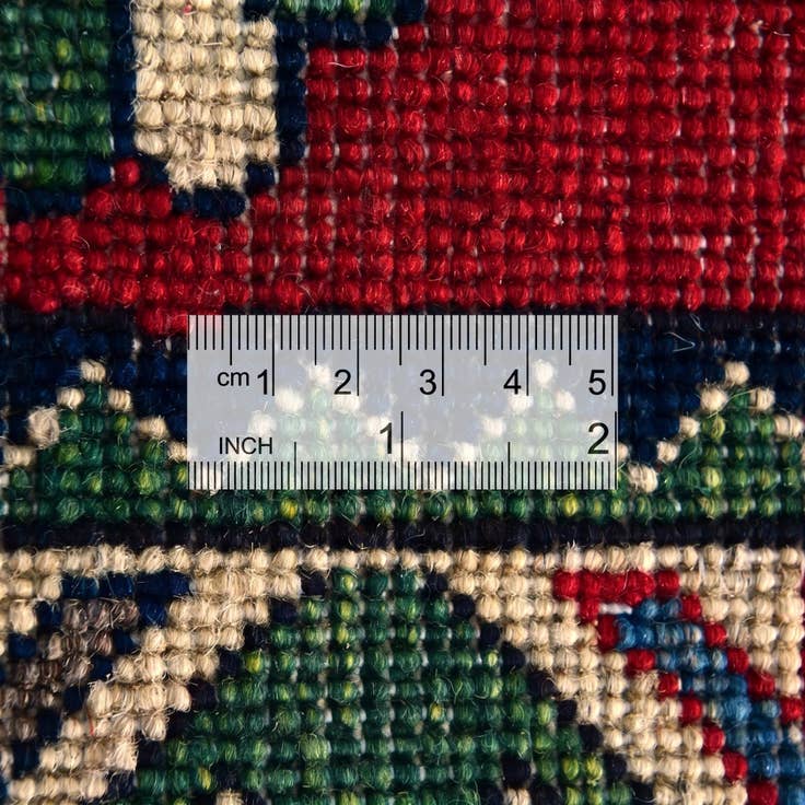 Detail image of 2' 9 x 4' 2 Hand Knotted Kazak Rug