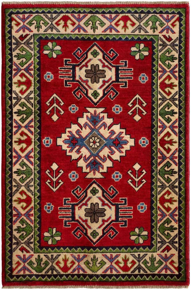 2' 9 x 4' 2 Hand Knotted Kazak Rug