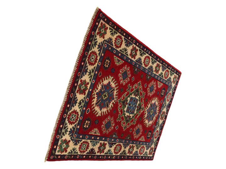 2' 9 x 4' Hand Knotted Kazak Rug