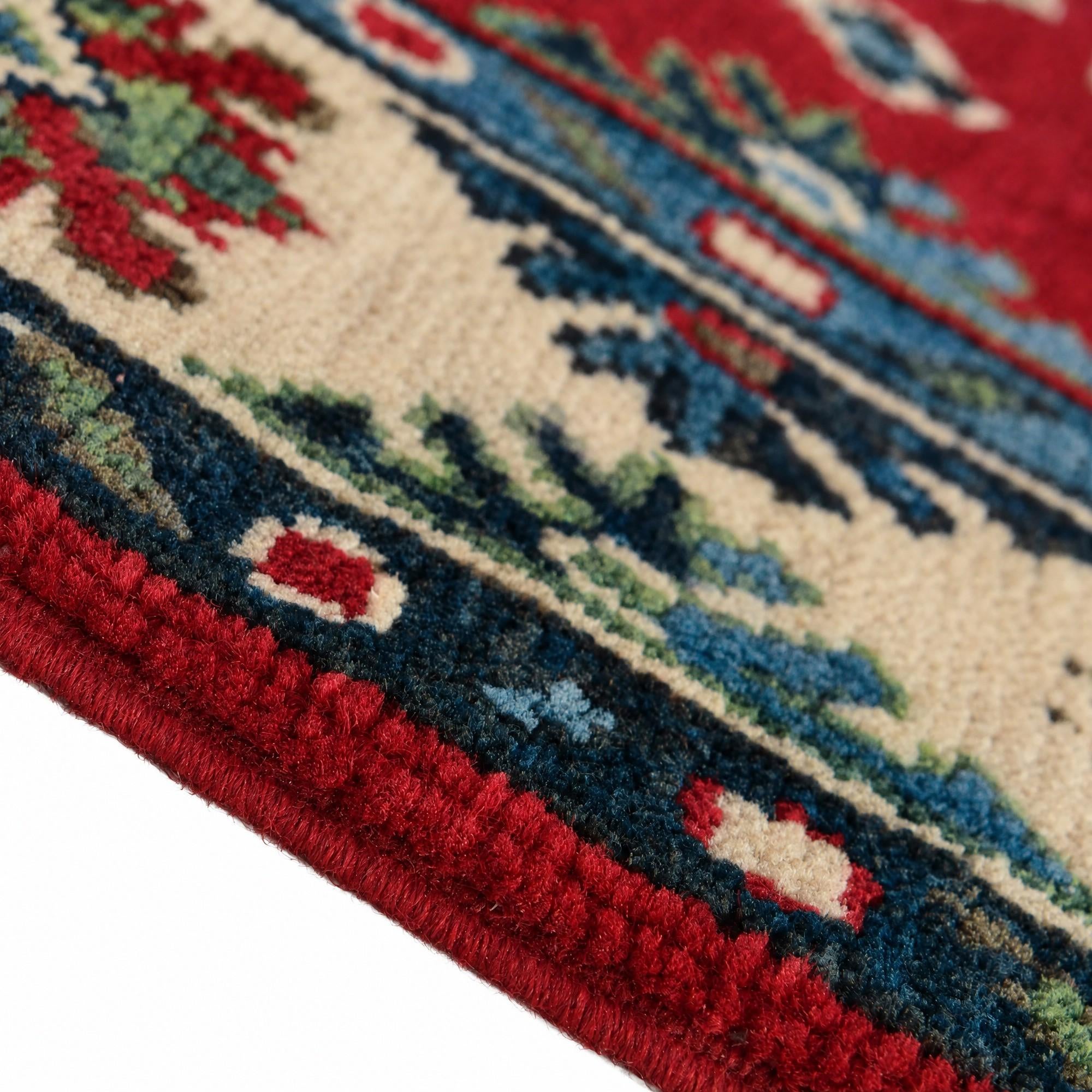 85cm x 120cm Hand Knotted Kazak Rug