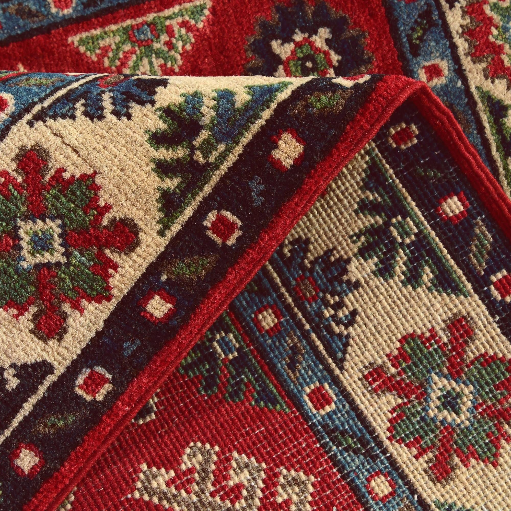 2' 9 x 4' Hand Knotted Kazak Rug
