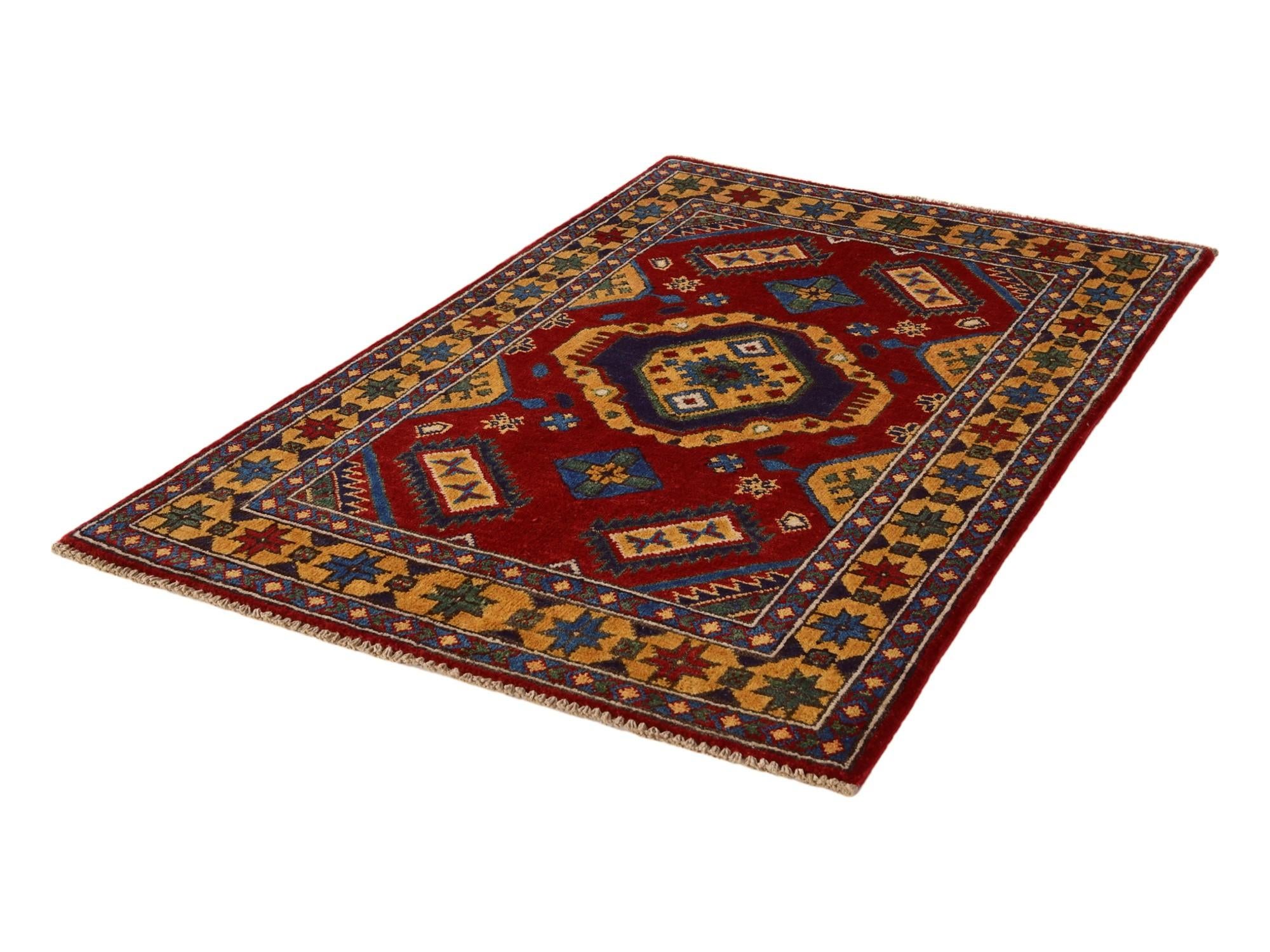 2' 8 x 4' 3 Hand Knotted Kazak Rug