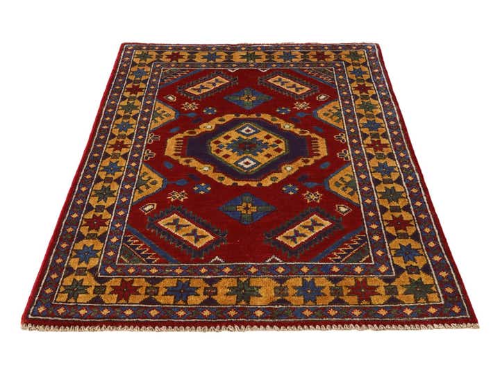 2' 8 x 4' 3 Hand Knotted Kazak Rug
