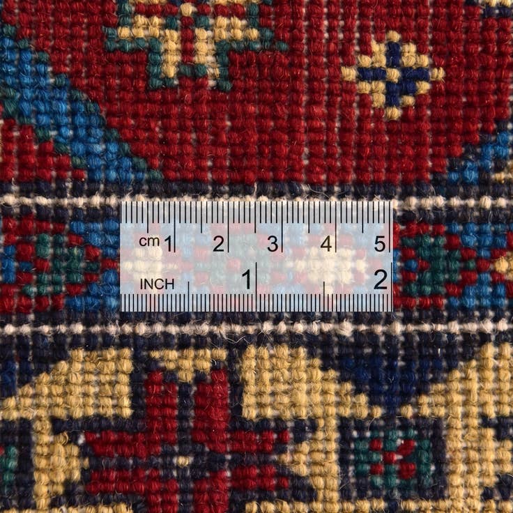 Detail image of 2' 8 x 4' 3 Hand Knotted Kazak Rug