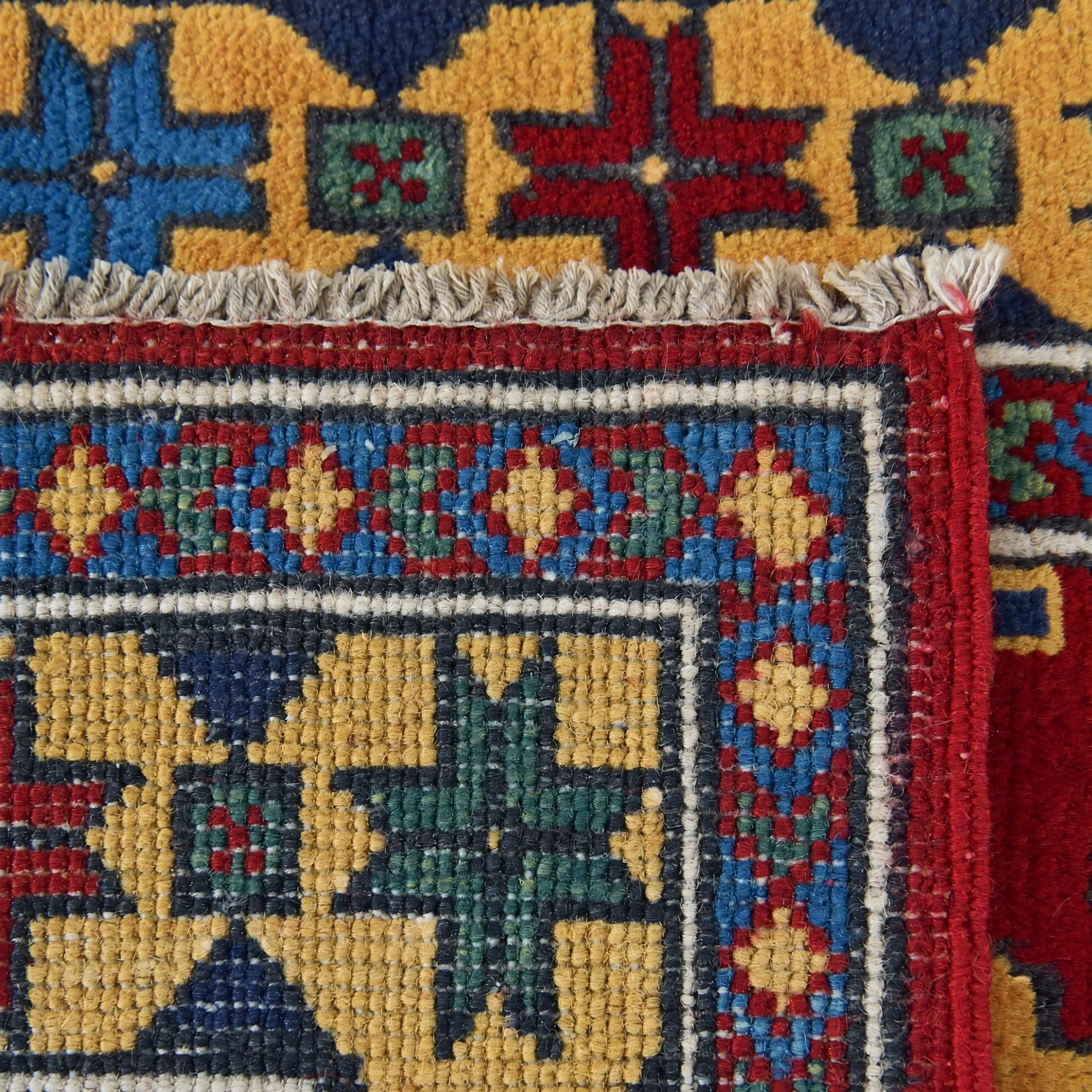 80cm x 130cm Hand Knotted Kazak Rug