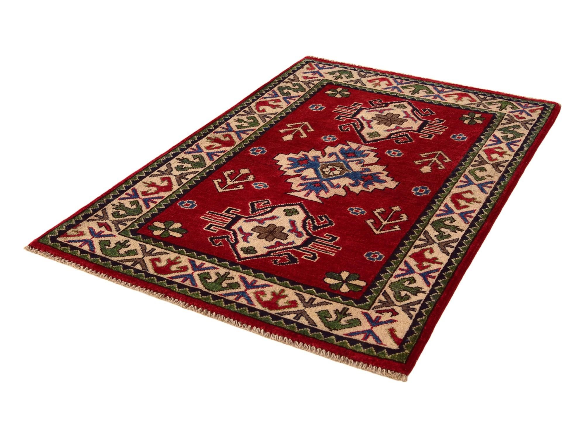 2' 9 x 4' 1 Hand Knotted Kazak Rug