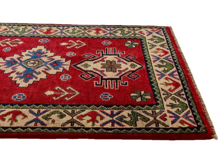 2' 9 x 4' 1 Hand Knotted Kazak Rug