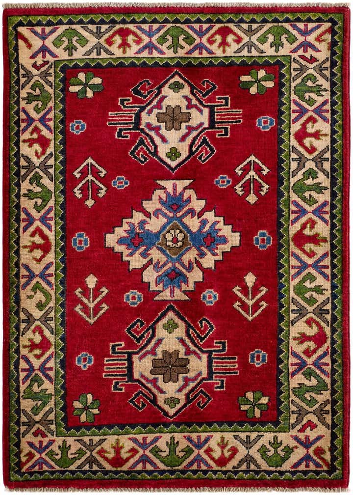 2' 9 x 4' 1 Hand Knotted Kazak Rug