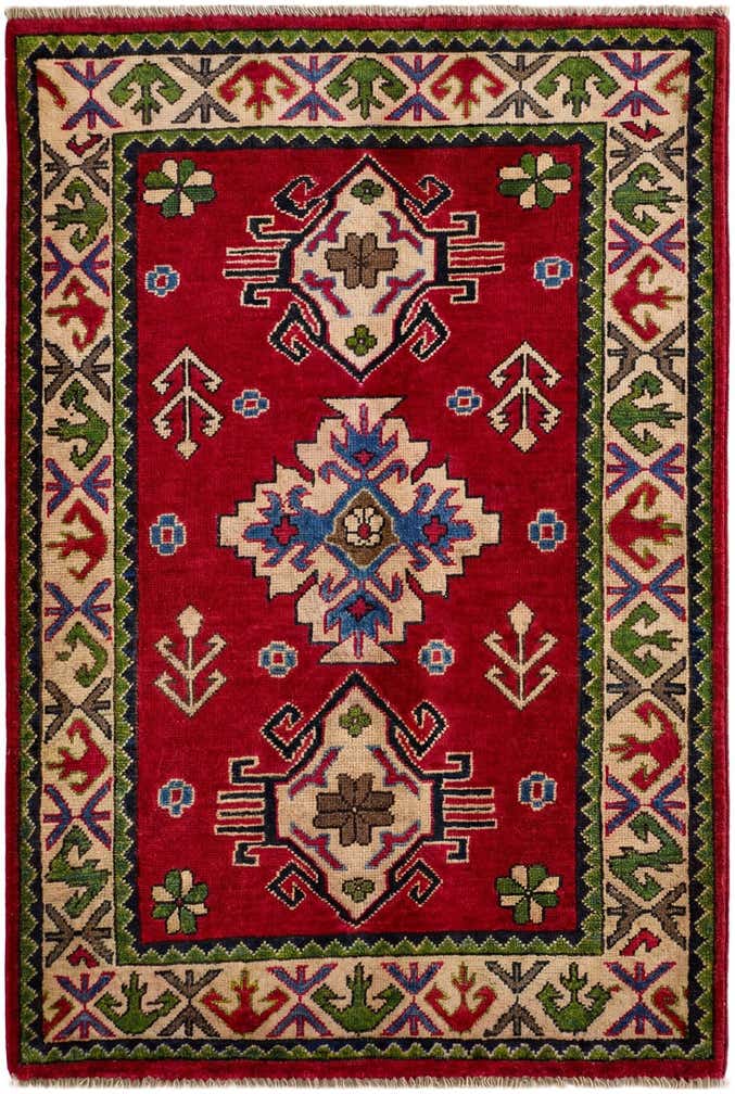 2' 9 x 4' 1 Hand Knotted Kazak Rug