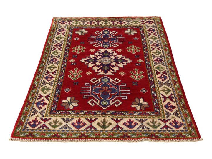 2' 8 x 4' 3 Hand Knotted Kazak Rug