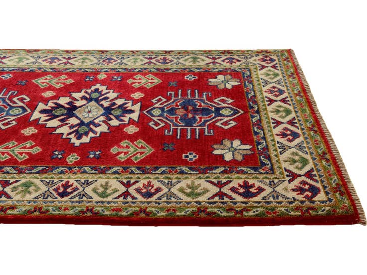 Detail image of 2' 8 x 4' 3 Hand Knotted Kazak Rug