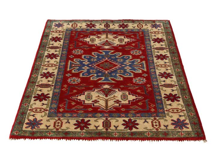 2' 9 x 3' 6 Hand Knotted Kazak Rug