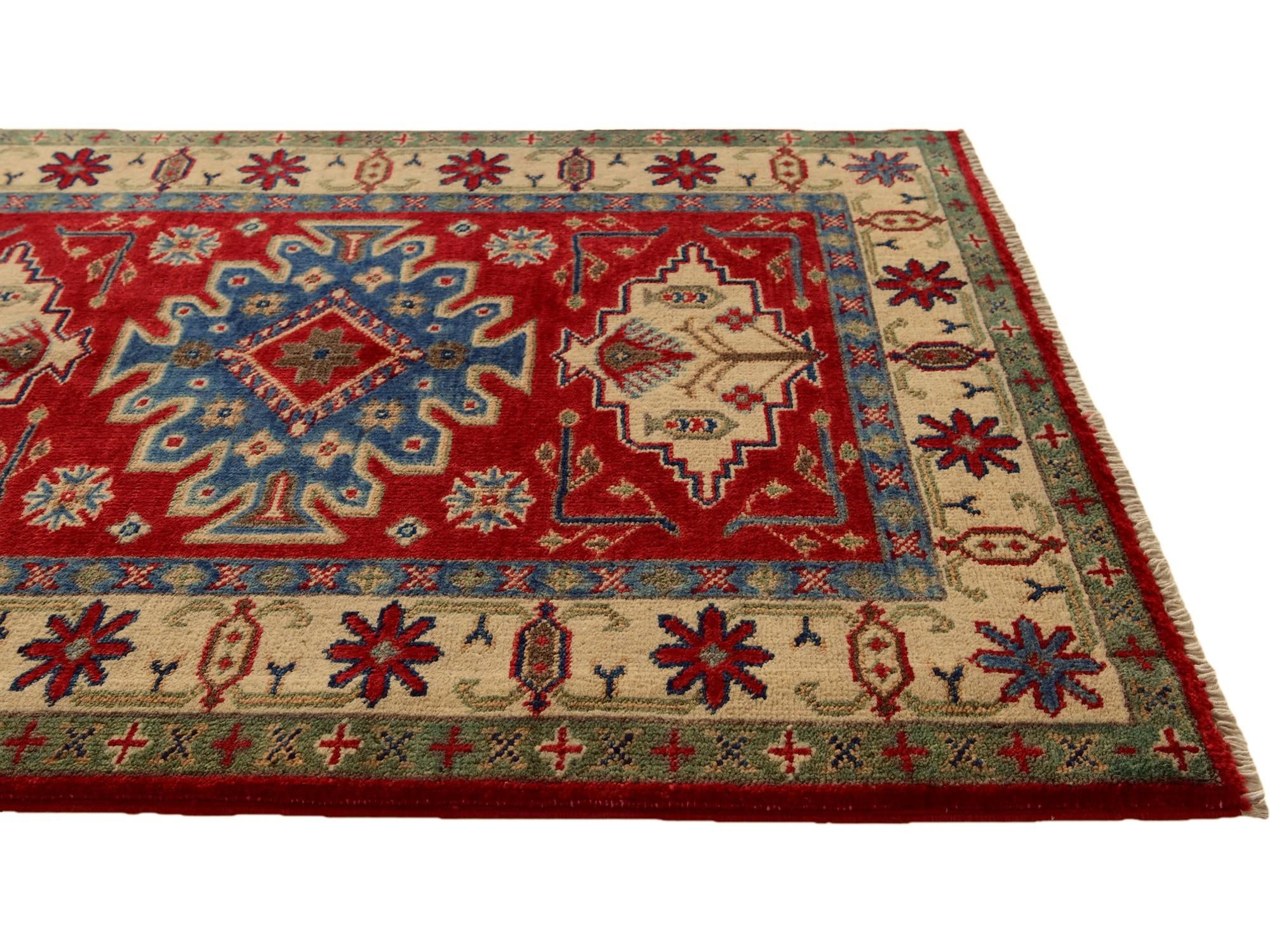 2' 9 x 3' 6 Hand Knotted Kazak Rug