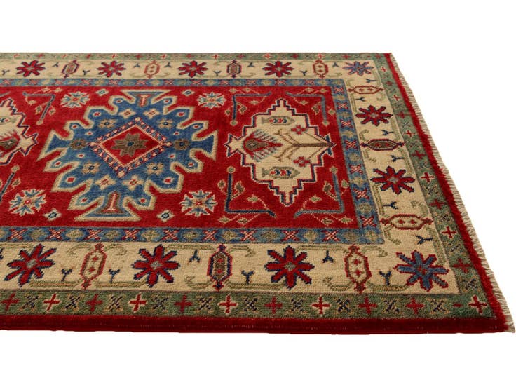 Detail image of 2' 9 x 3' 6 Hand Knotted Kazak Rug