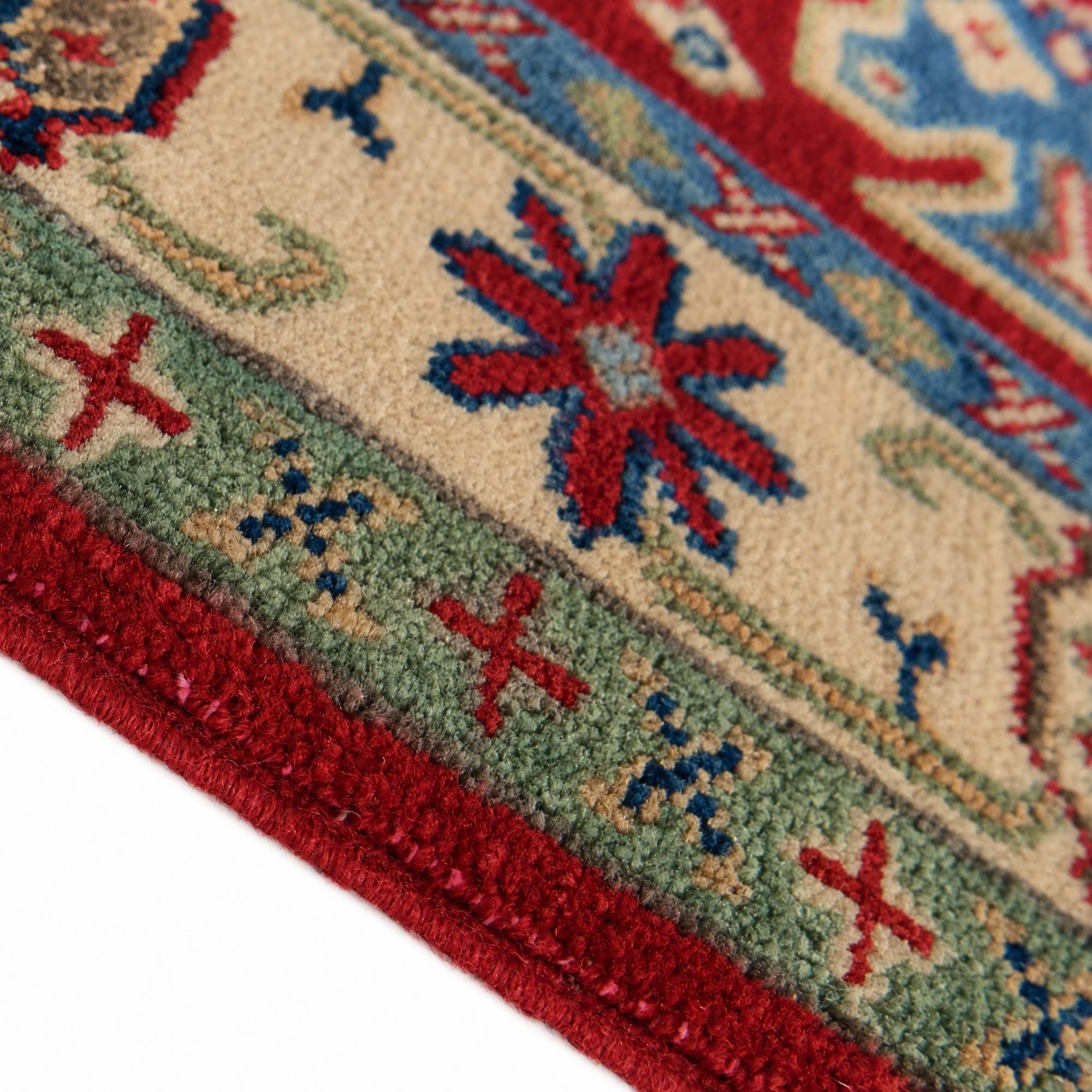 Detail image 8 of 12: 2' 9 x 3' 6 Hand Knotted Kazak Rug