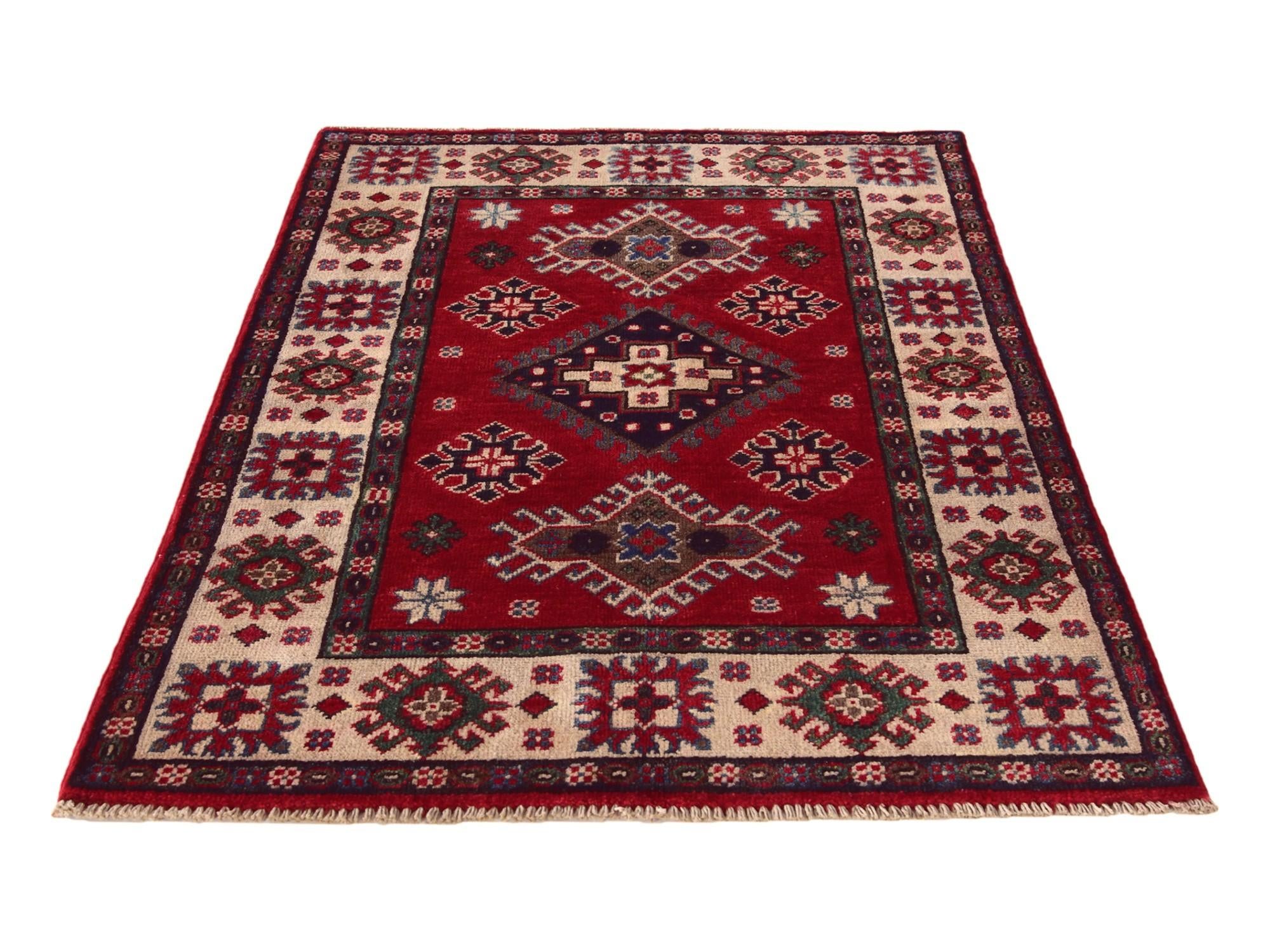 2' x 3' 2 Hand Knotted Kazak Rug