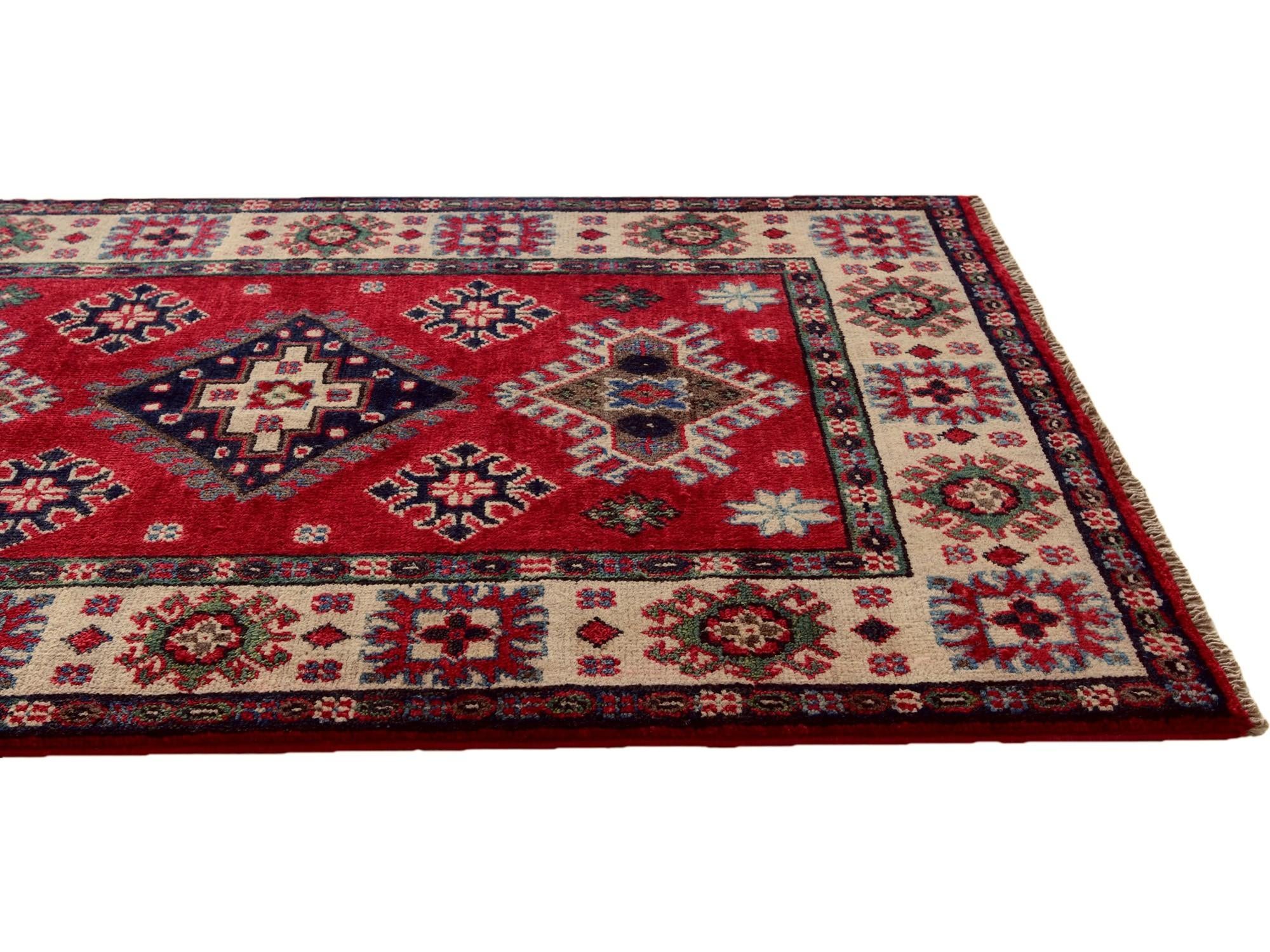 2' x 3' 2 Hand Knotted Kazak Rug