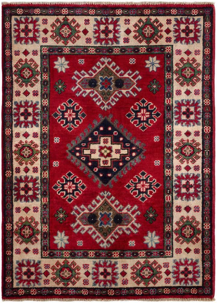 2' x 3' 2 Hand Knotted Kazak Rug