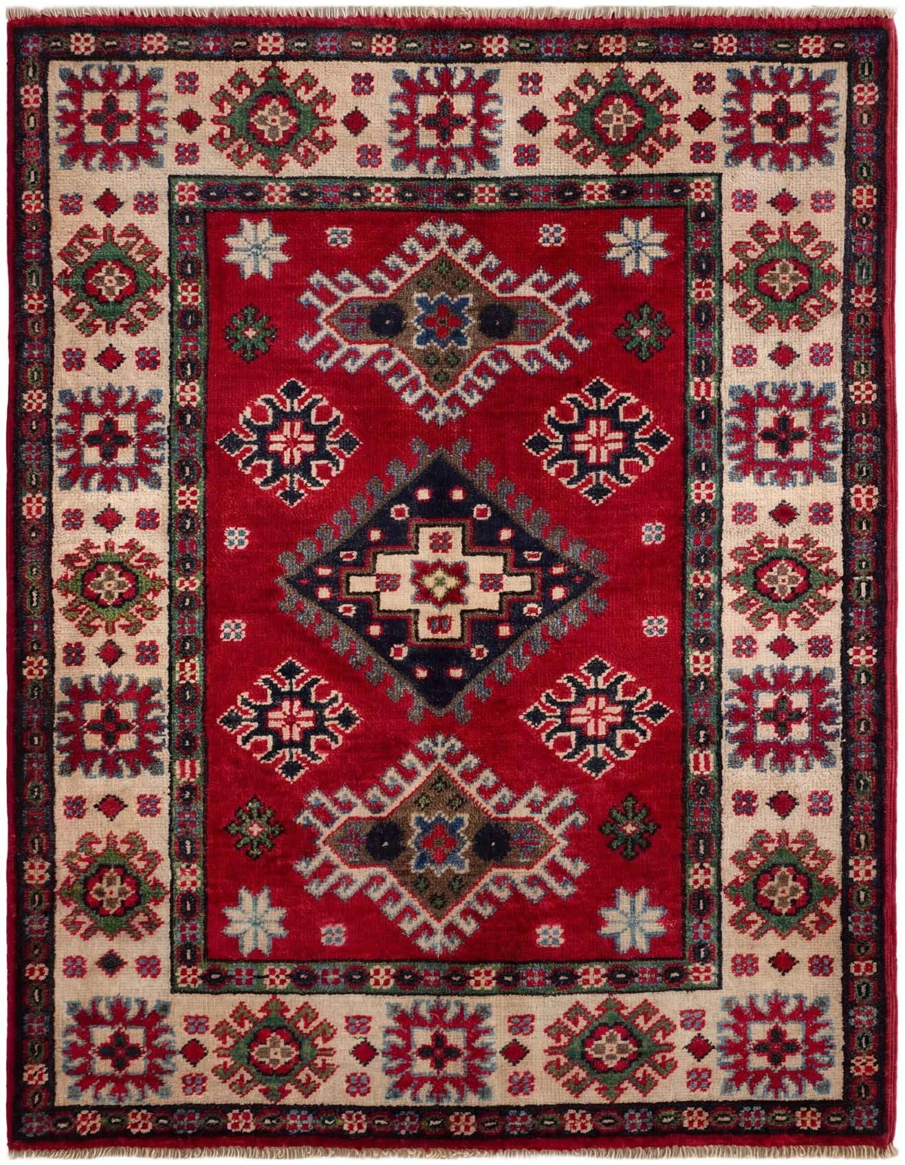 2' x 3' 2 Hand Knotted Kazak Rug