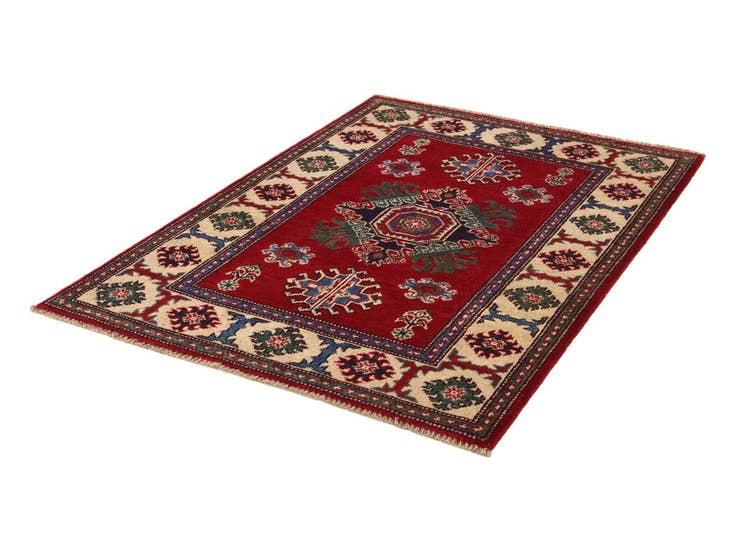 Detail image of 2' 9 x 4' Hand Knotted Kazak Rug