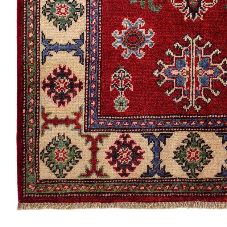 Detail image of 2' 9 x 4' Hand Knotted Kazak Rug