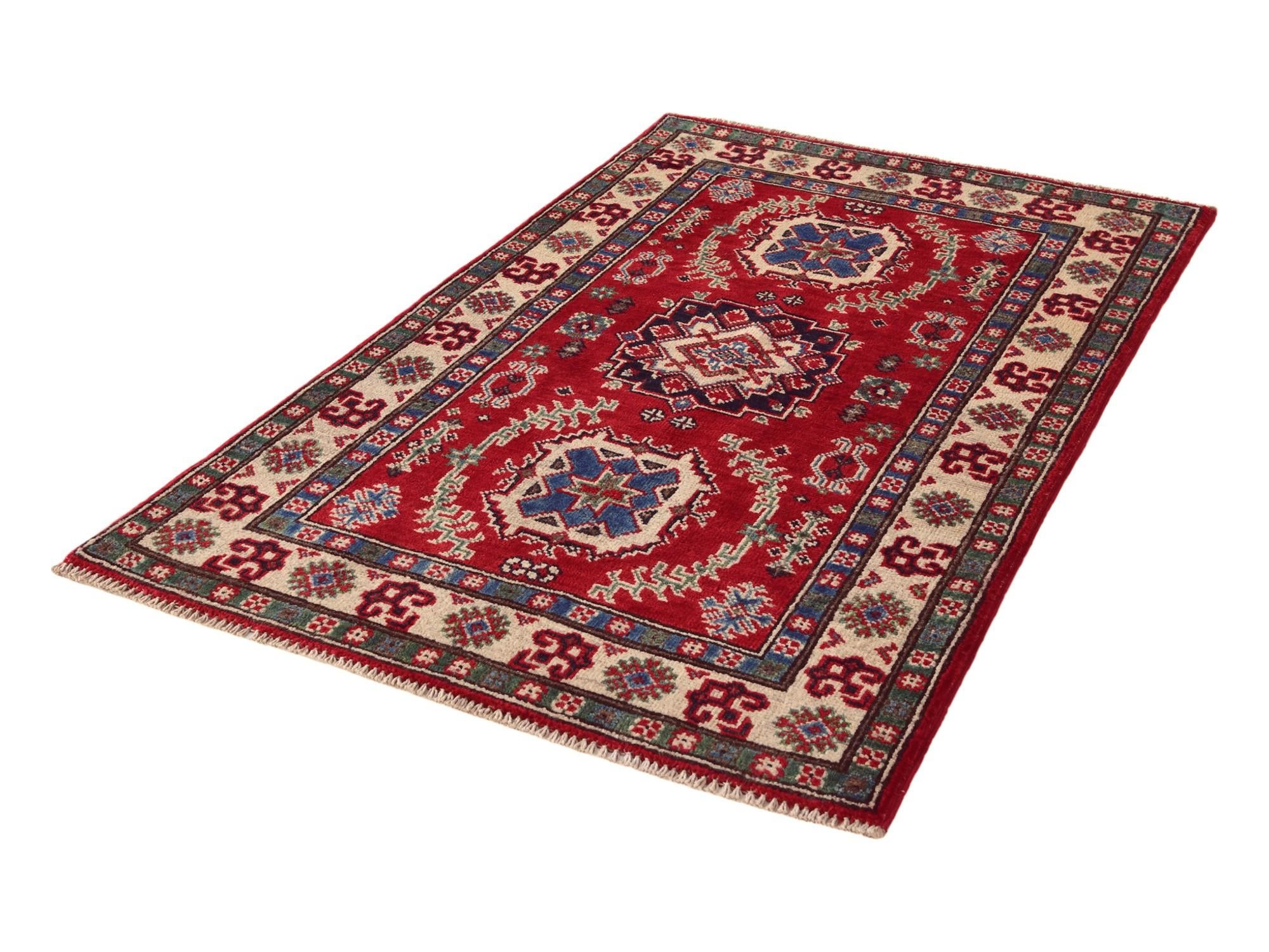 2' 7 x 4' 2 Hand Knotted Kazak Rug