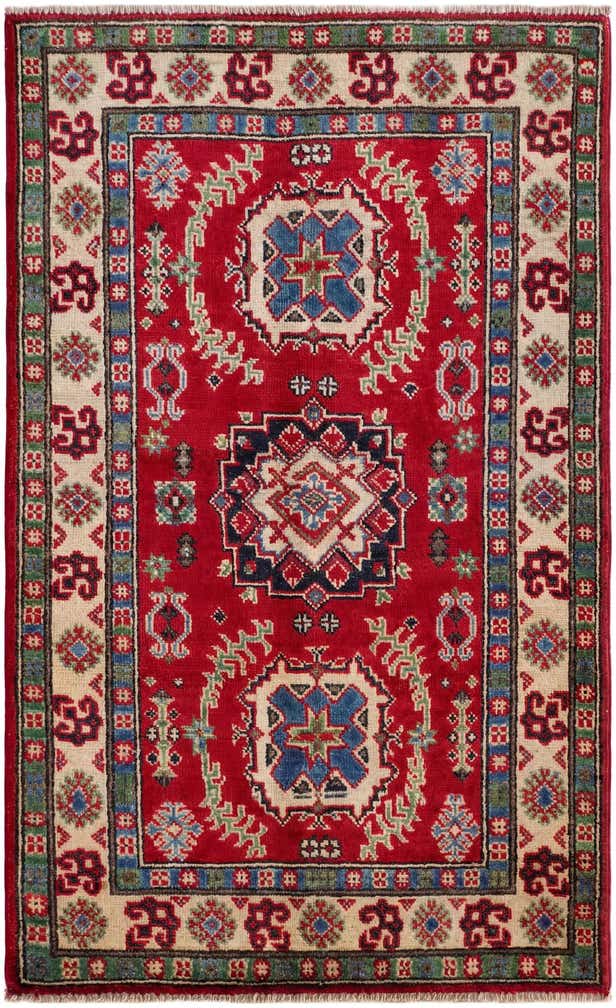 2' 7 x 4' 2 Hand Knotted Kazak Rug