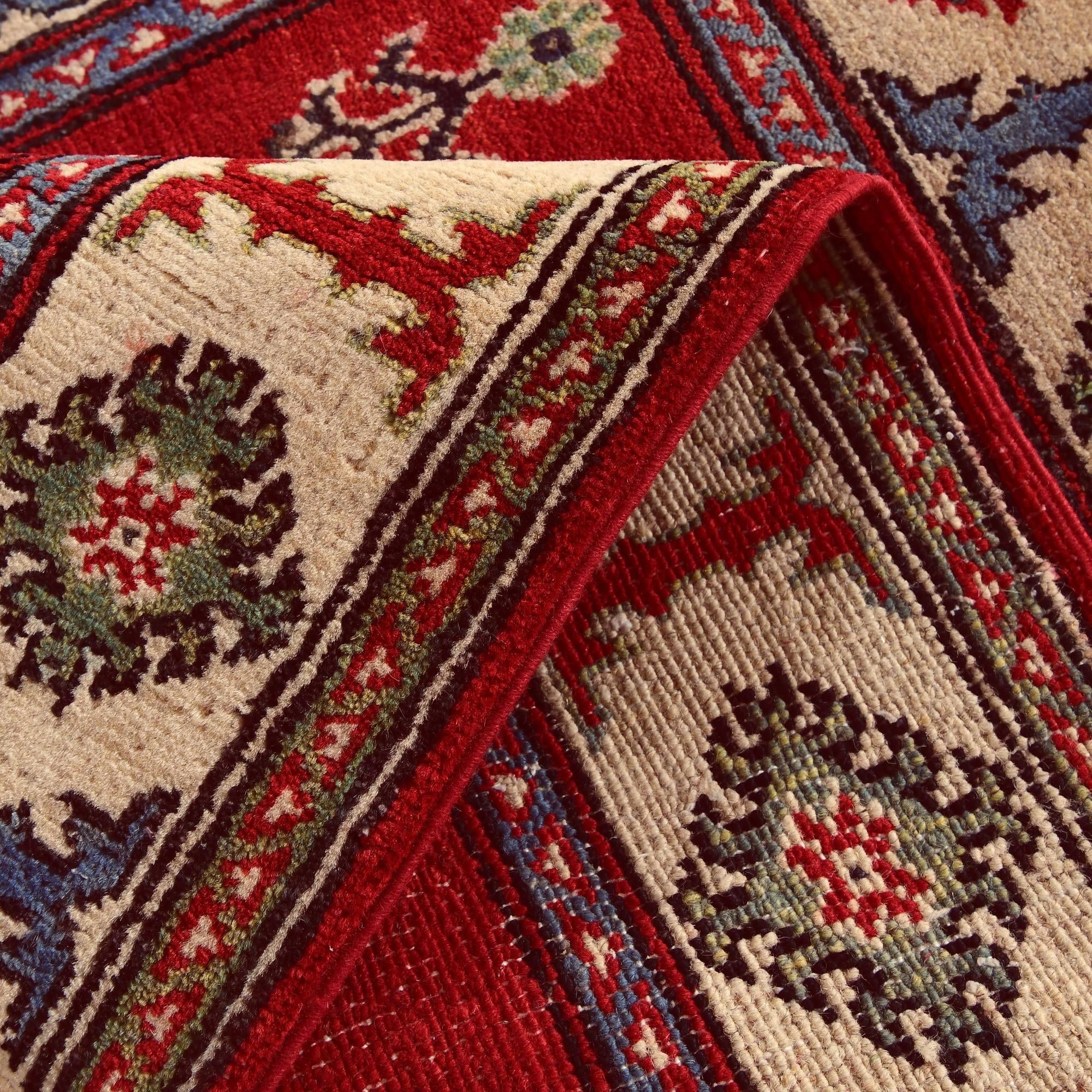 2' 9 x 4' 5 Hand Knotted Kazak Rug
