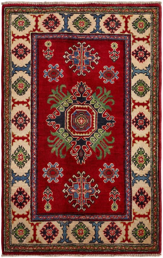 2' 9 x 4' 5 Hand Knotted Kazak Rug