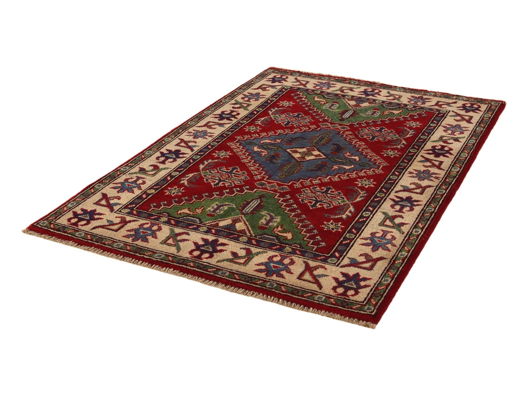2' 9 x 4' 2 Hand Knotted Kazak Rug