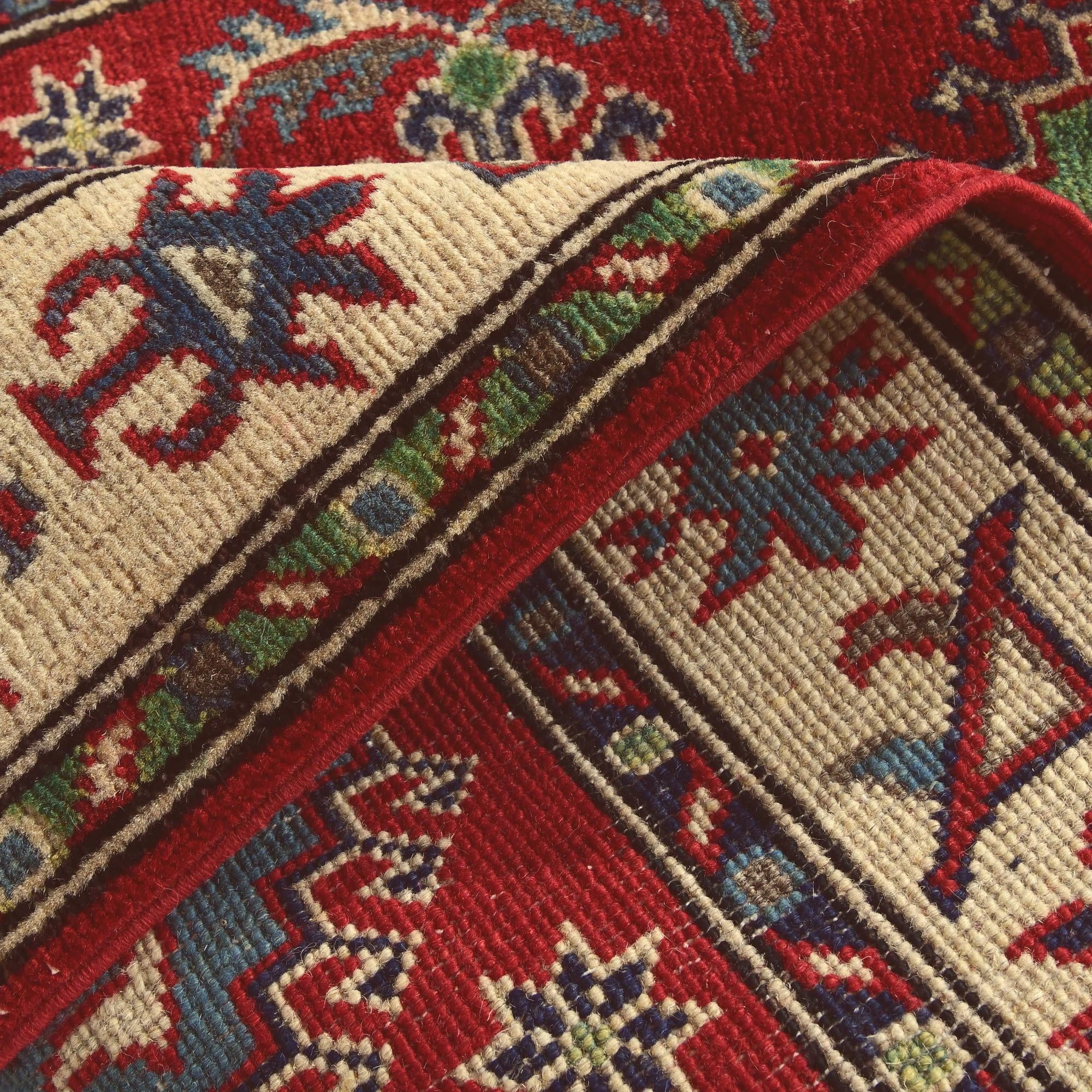 2' 9 x 4' 2 Hand Knotted Kazak Rug