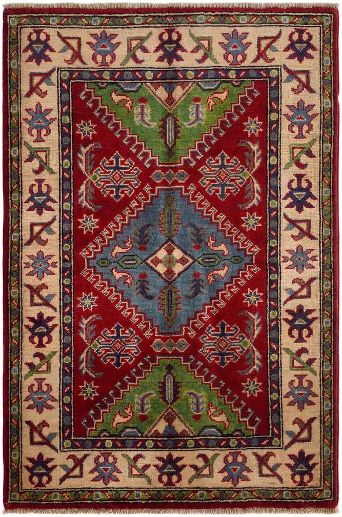 2' 9 x 4' 2 Hand Knotted Kazak Rug