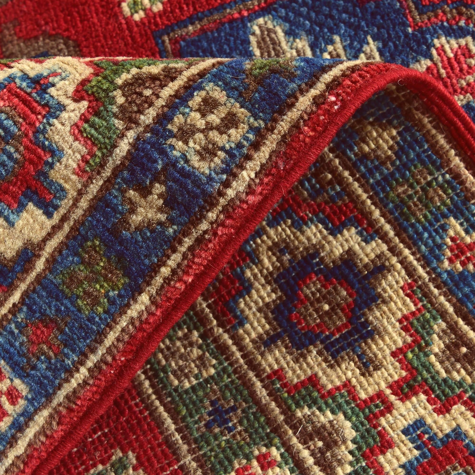 2' 7 x 4' 4 Hand Knotted Kazak Rug