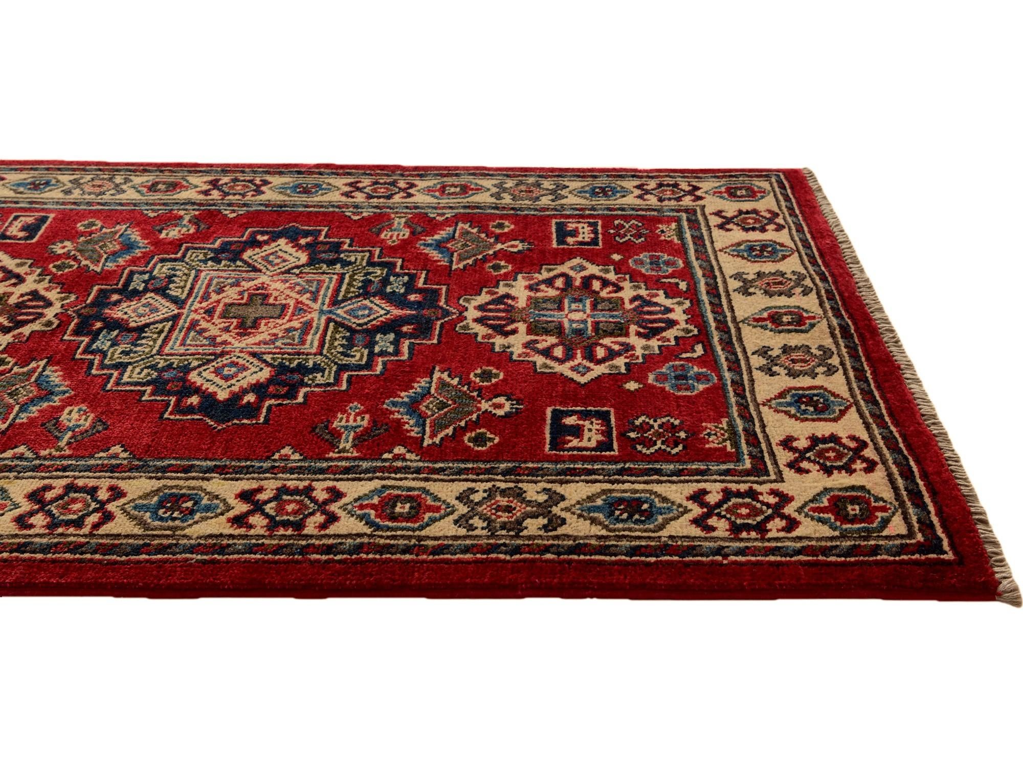2' 6 x 3' 11 Hand Knotted Kazak Rug