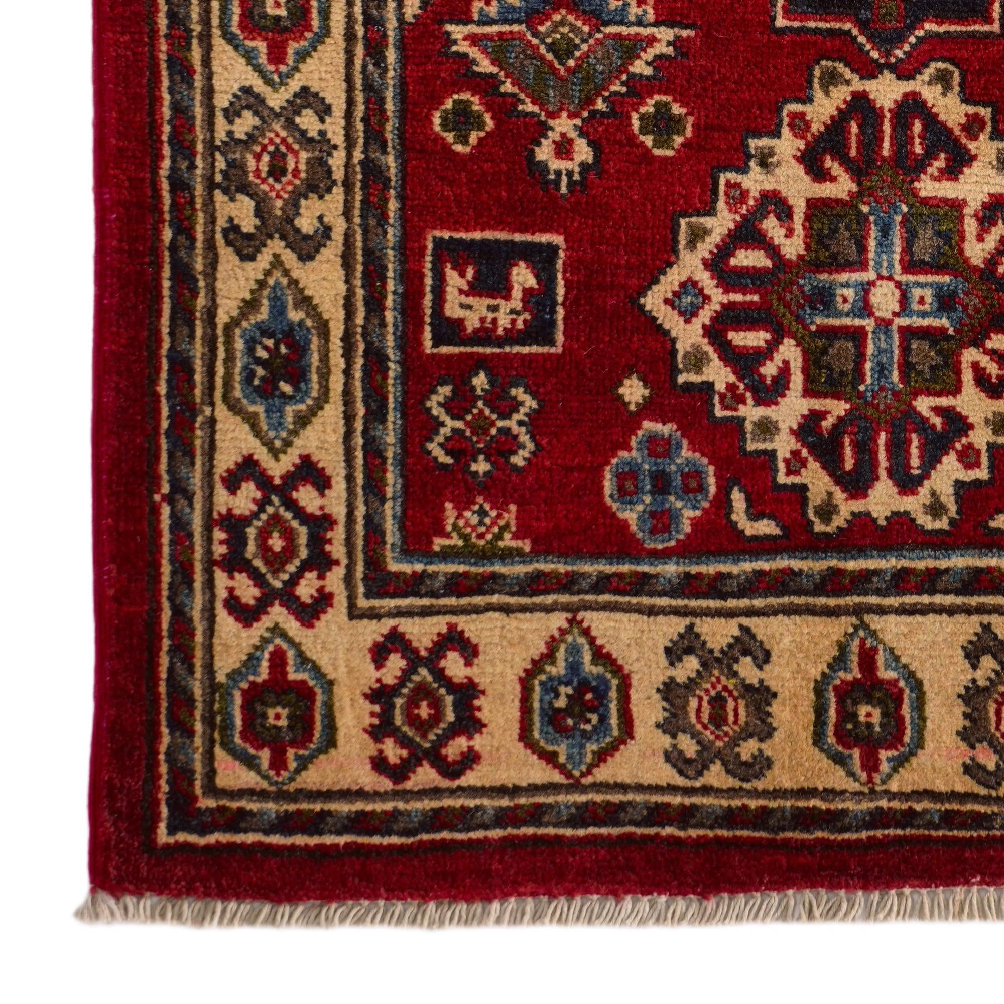 2' 6 x 3' 11 Hand Knotted Kazak Rug
