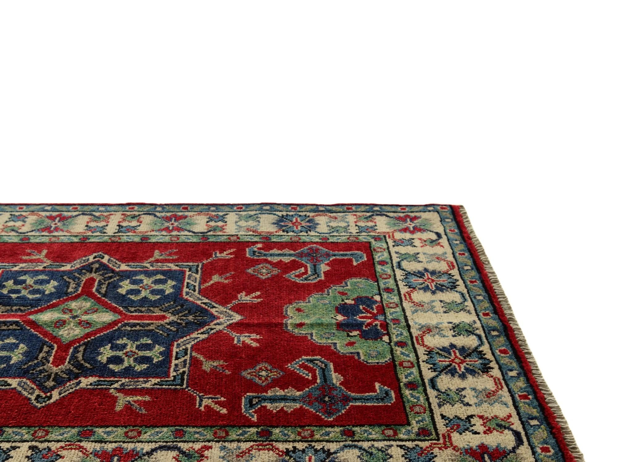 2' 8 x 4' 2 Hand Knotted Kazak Rug