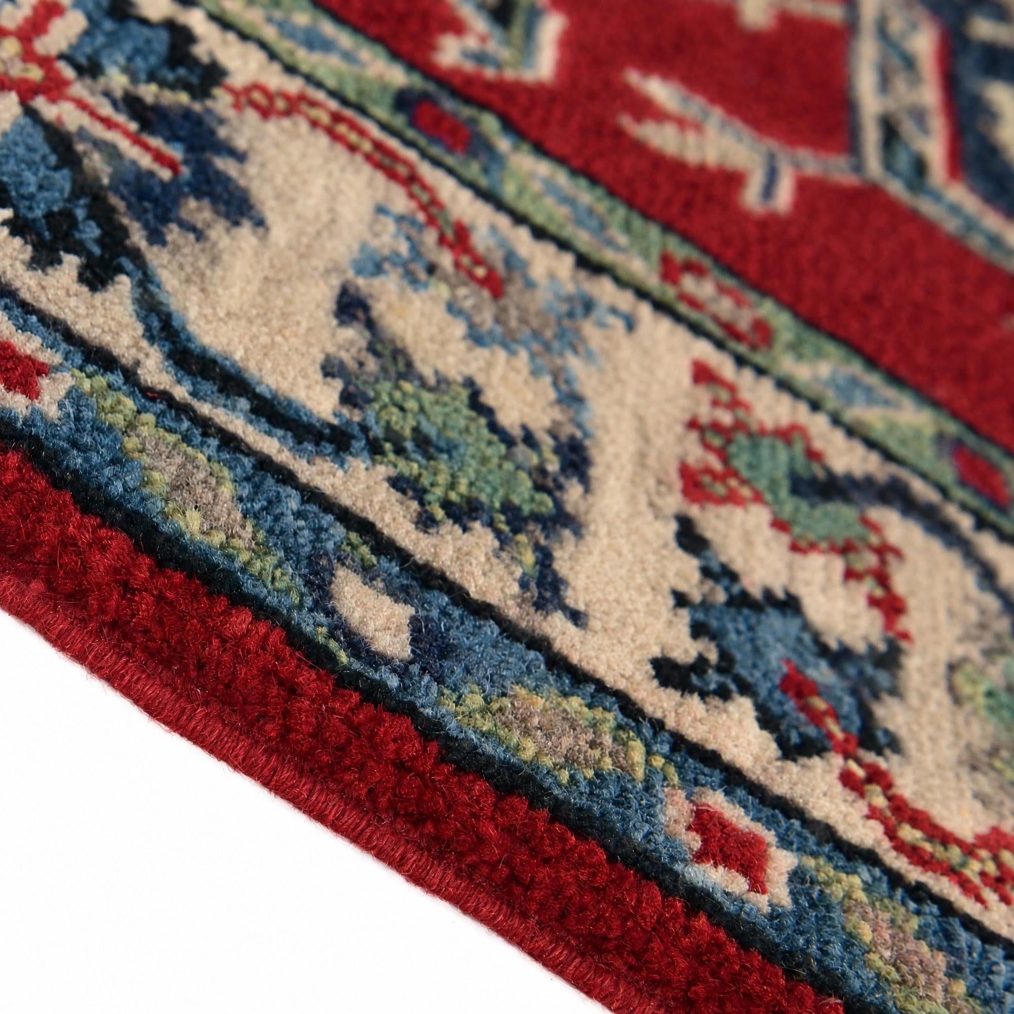 80cm x 125cm Hand Knotted Kazak Rug