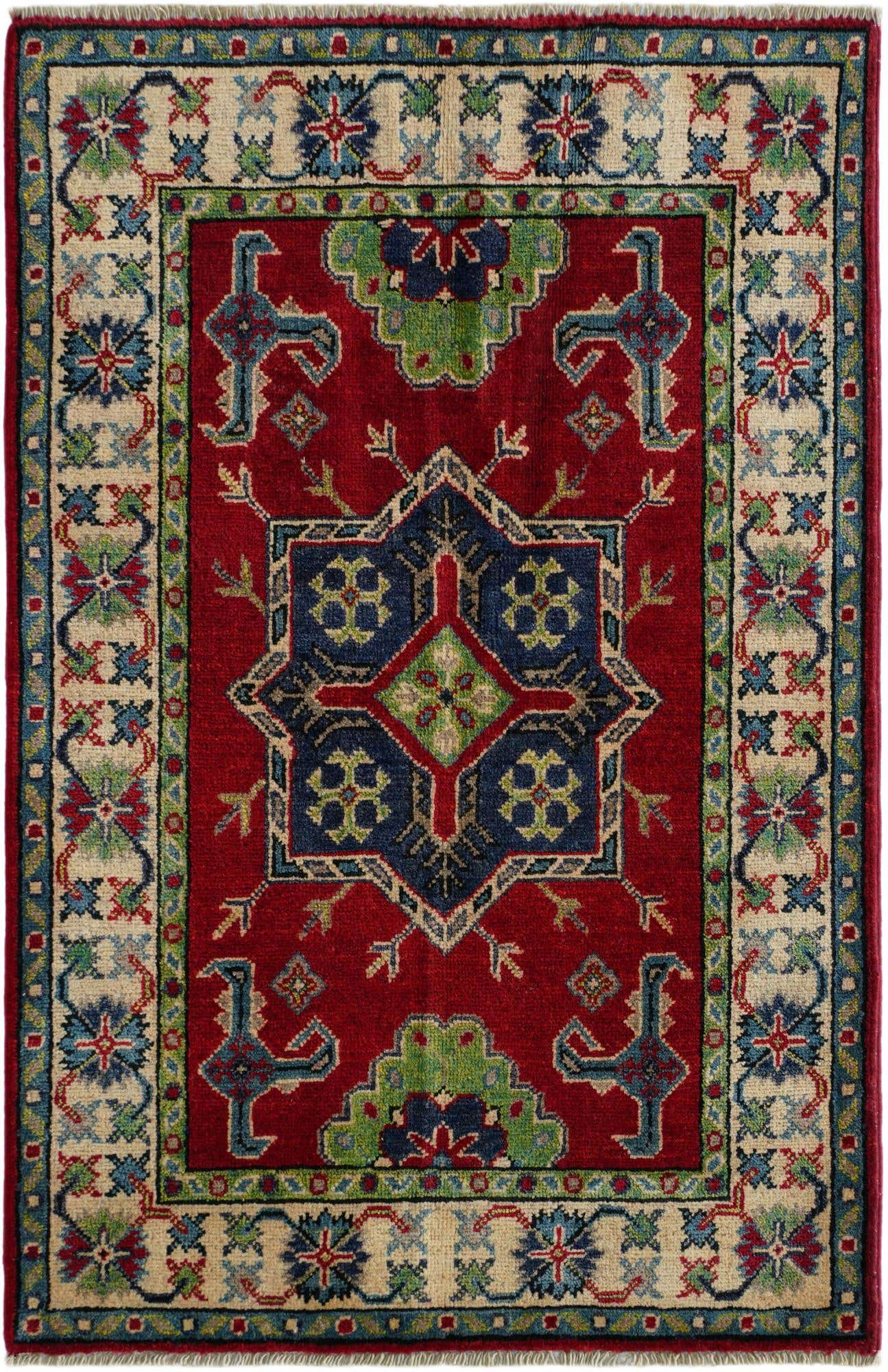 2' 8 x 4' 2 Hand Knotted Kazak Rug
