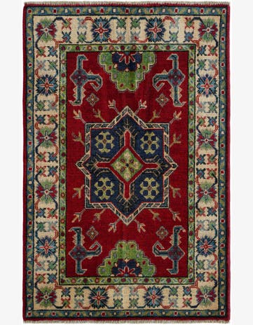 2' 8 x 4' 2 Hand Knotted Kazak Rug
