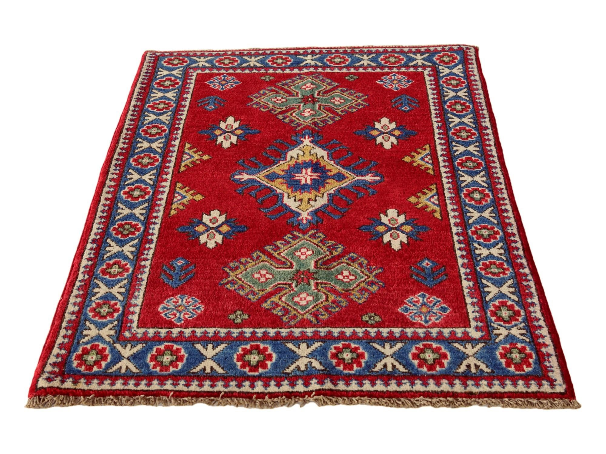 2' 7 x 3' 10 Hand Knotted Kazak Rug
