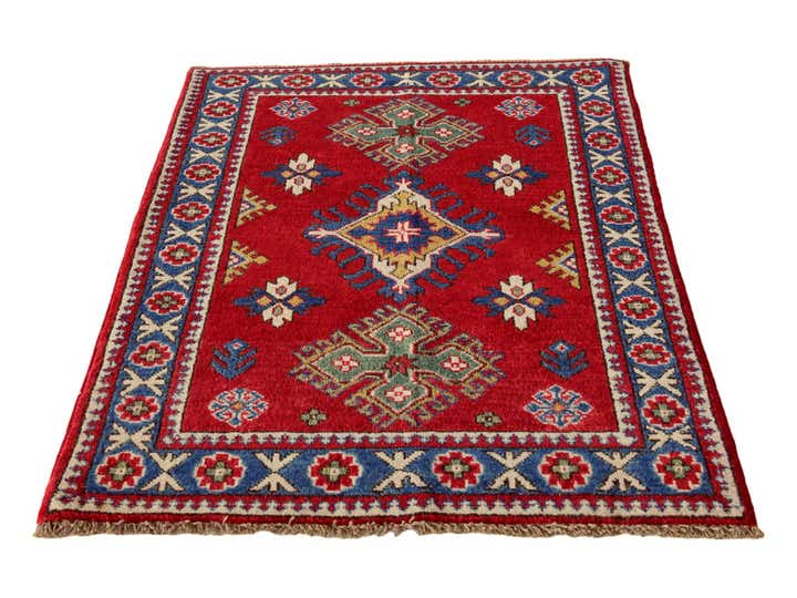 2' 7 x 3' 10 Hand Knotted Kazak Rug