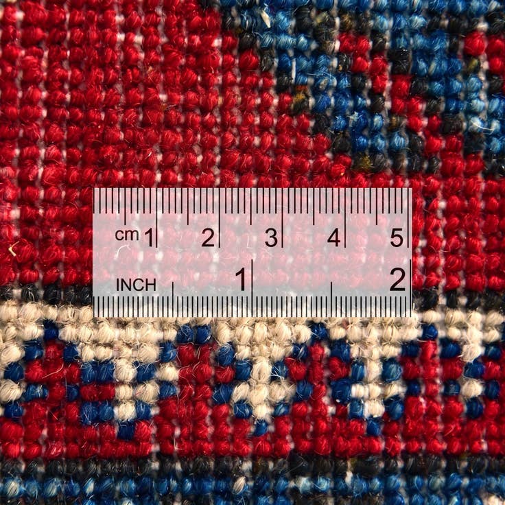 Detail image of 2' 7 x 3' 10 Hand Knotted Kazak Rug