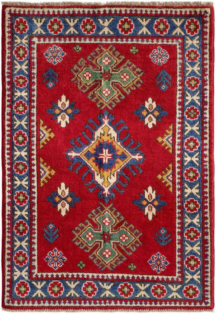 2' 7 x 3' 10 Hand Knotted Kazak Rug