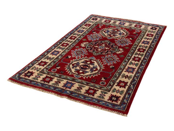 2' 6 x 4' 3 Hand Knotted Kazak Rug