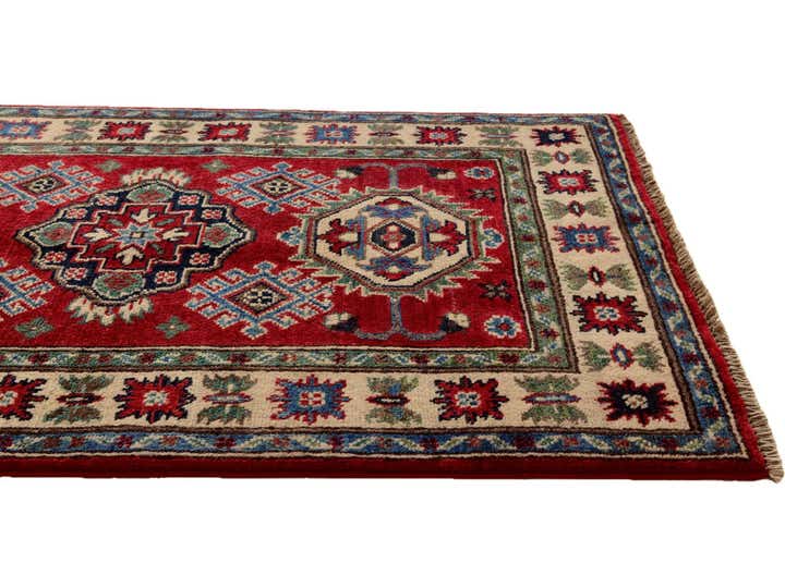 2' 6 x 4' 3 Hand Knotted Kazak Rug